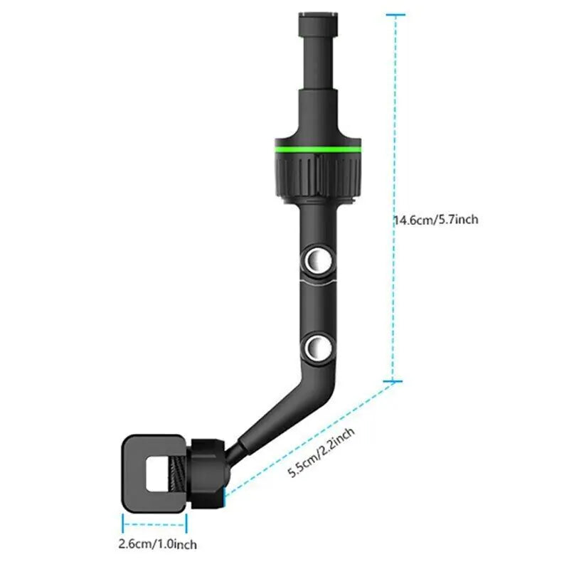 360° Car Rearview Mirror Rotation Adjustable Phone Holder Mount Multifunction WEM Support (www.WEM.support)