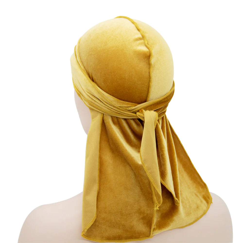 Unisex Velvet Long Tail Beanie WEM Support (www.WEM.support)