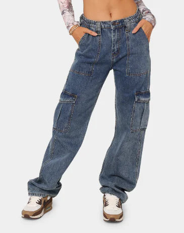 Straight-Leg Cargo Jeans HejK.com Marketplace LLC
