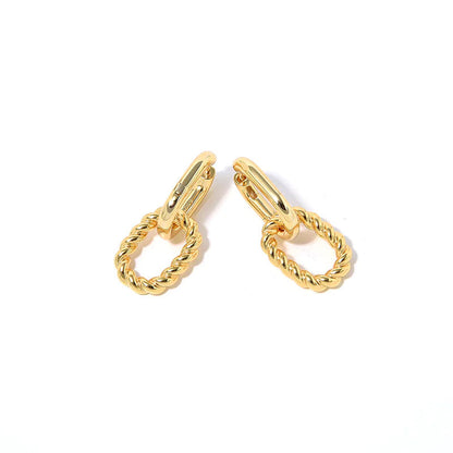 Sterling Silver Double Ring Earrings WEM Support (www.WEM.support)