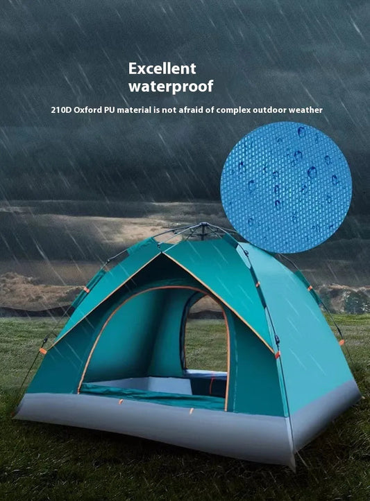 Tienda de Campaña Automática Doble para 3-4 Personas HejK.com