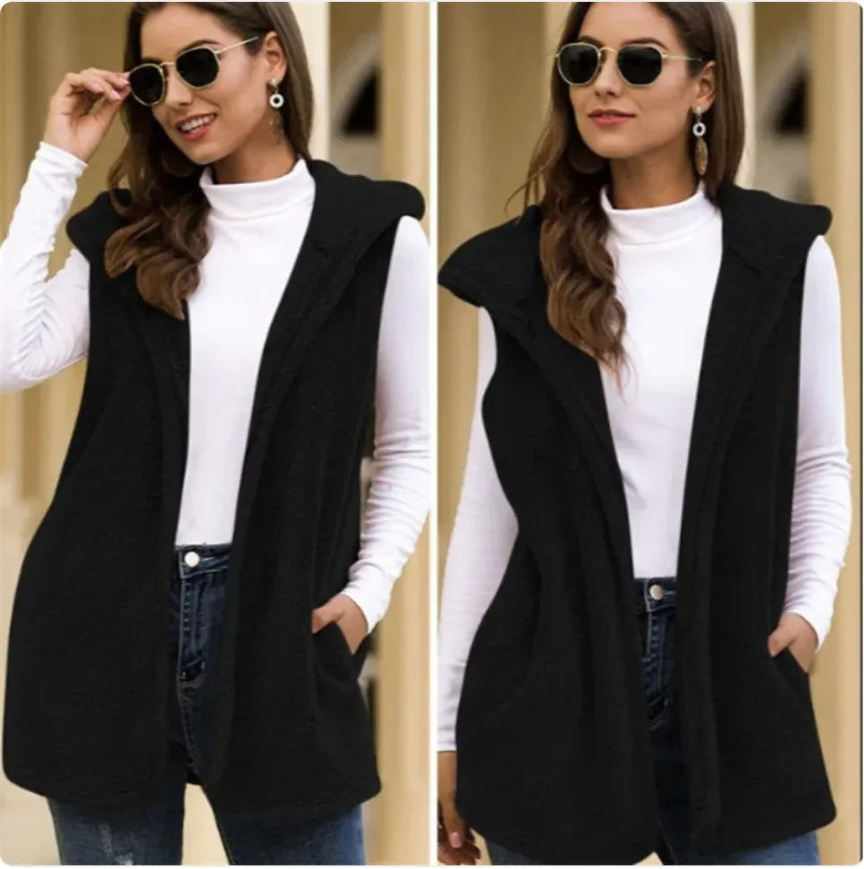 Stylish Pocket Blouse Vest Jacket WEM Support (www.WEM.support)