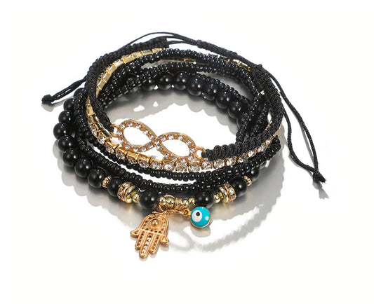 Stacked Bracelet Set #12 WEM Support (www.WEM.support)