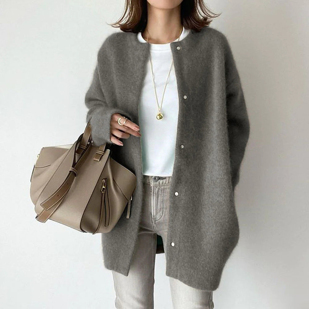 Women's Single-Breasted Cardigan WEM Support (www.WEM.support)