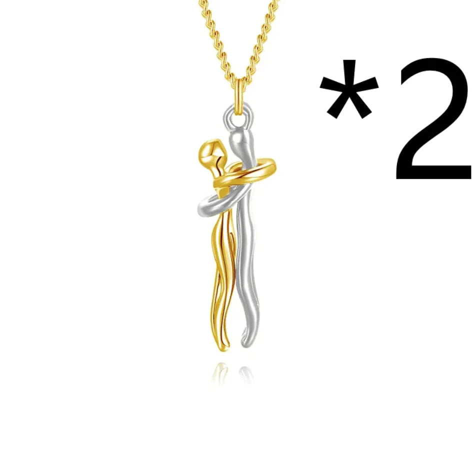 Affectionate Hug Pendant Necklace HejK.com