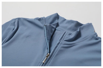 Zipper Short Sleeve Yoga Jumpsuit Women WEM Support (www.WEM.support)