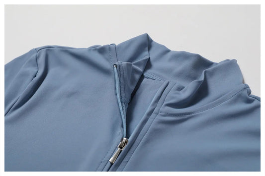 Zipper Short Sleeve Yoga Jumpsuit Women WEM Support (www.WEM.support)