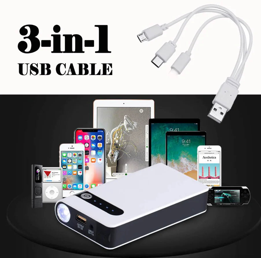 20000mAh Car Jump Starter Booster Jumper Box Power Bank Battery Charger Portable WEM Support (www.WEM.support)