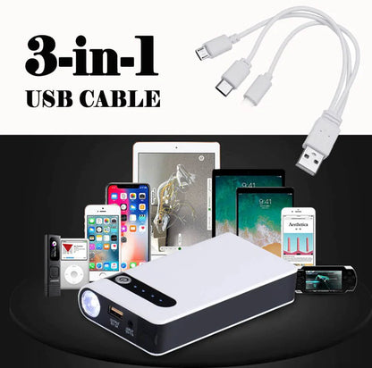 20000mAh Car Jump Starter Booster Jumper Box Power Bank Battery Charger Portable WEM Support (www.WEM.support)