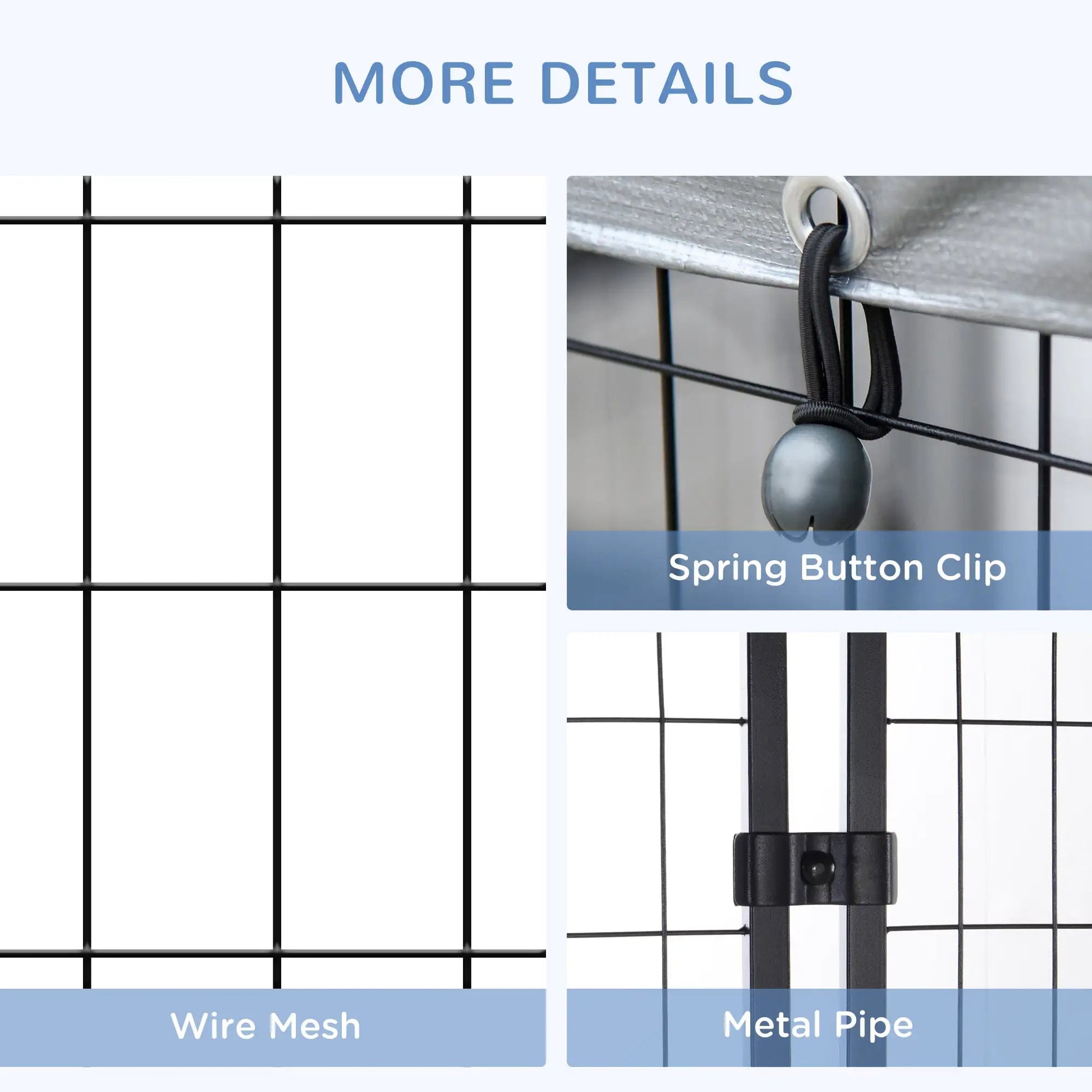 The Dog Playpen Has A Lockable Door And A Waterproof Canopy For Small And Medium-sized Dogs WEM Support (www.WEM.support)