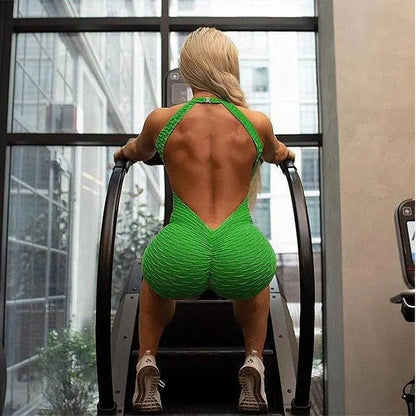 Ultra Flex Rückenfreier Strukturierter Bodysuit WEM Support (www.WEM.support)