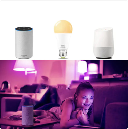 15W WiFi Smart RGB LED Light Bulb WEM Support (www.WEM.support)