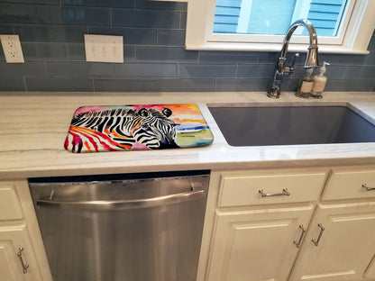 Zebra Dish Drying Mat WEM Support (www.WEM.support)