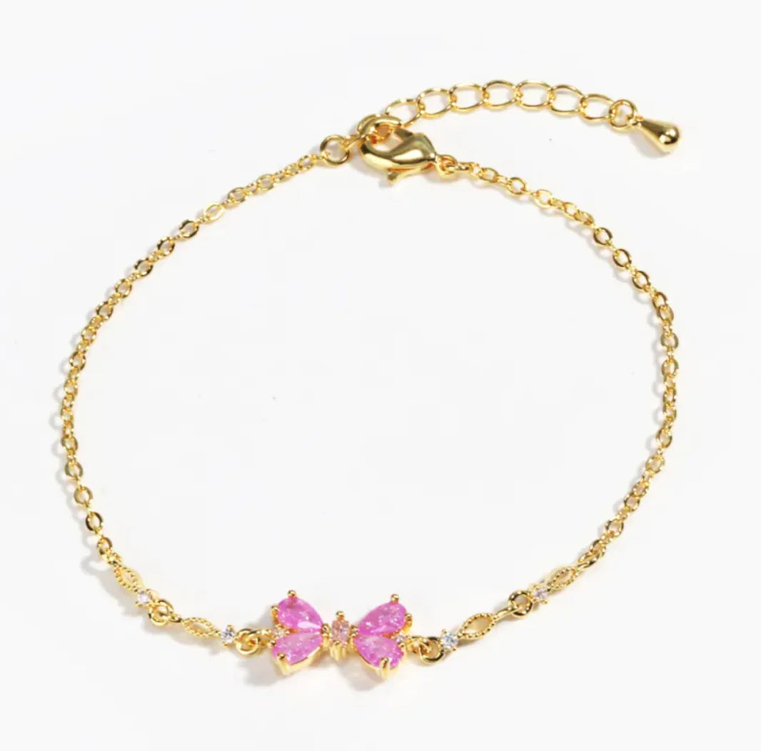 Y2K Heart Rhinestone Bracelet WEM Support (www.WEM.support)