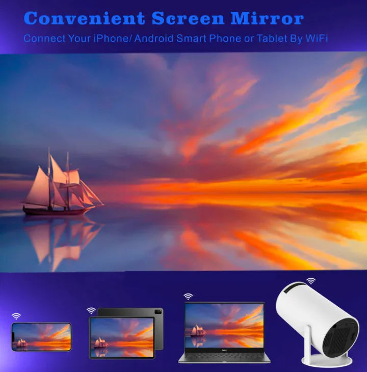 4K Ultra HD Portable Projector HejK.com