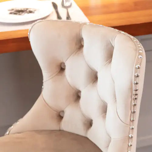 Swivel Velvet Barstools Adjusatble Seat Height From 25-33 Inch Khaki,Set Of 2 WEM Support (www.WEM.support)