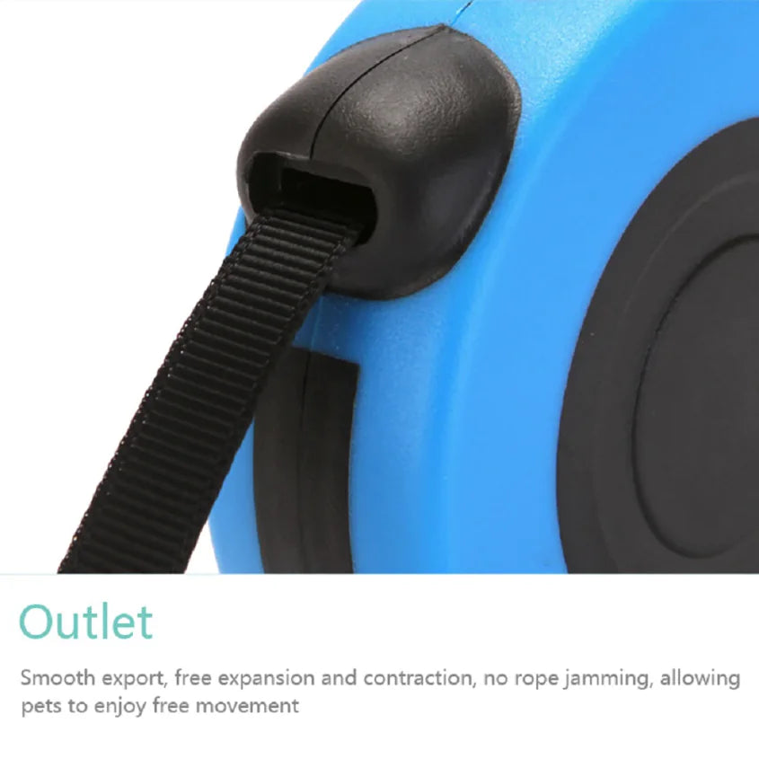 16.5FT Automatic Retractable Dog Leash Pet Collar Automatic Walking Lead Free US WEM Support (www.WEM.support)