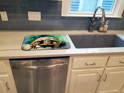 Turtles Tortoises Dish Drying Mat WEM Support (www.WEM.support)