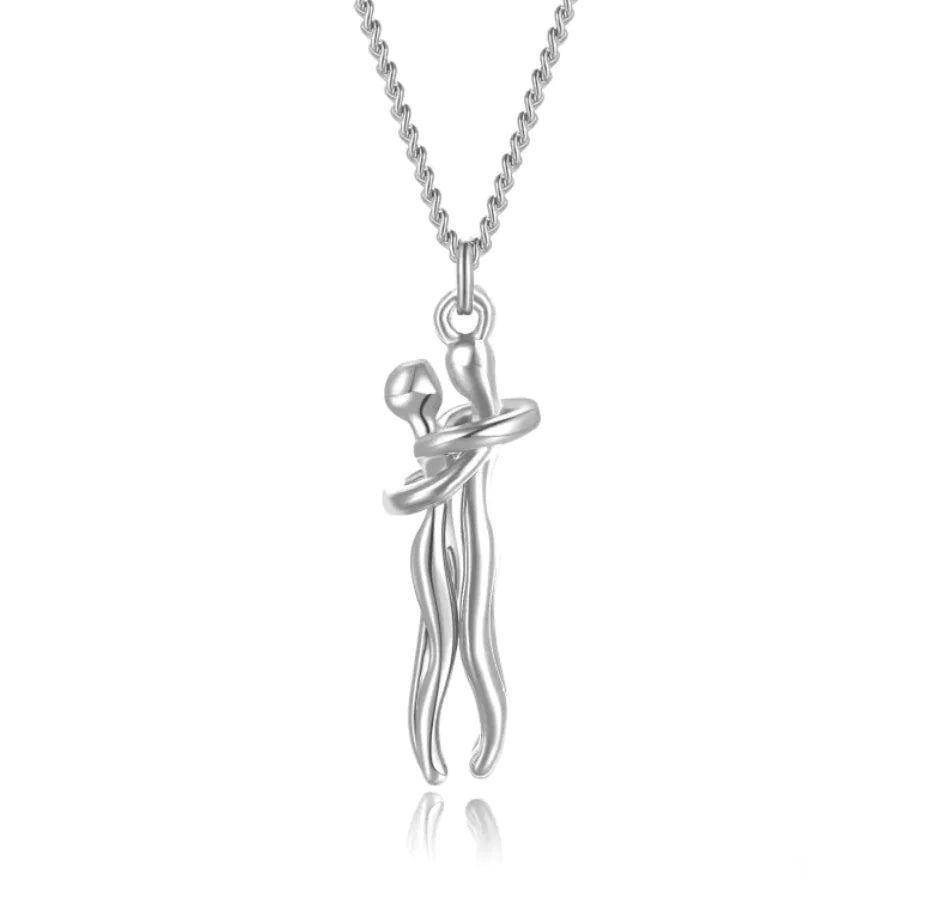 Affectionate Hug Pendant Necklace HejK.com