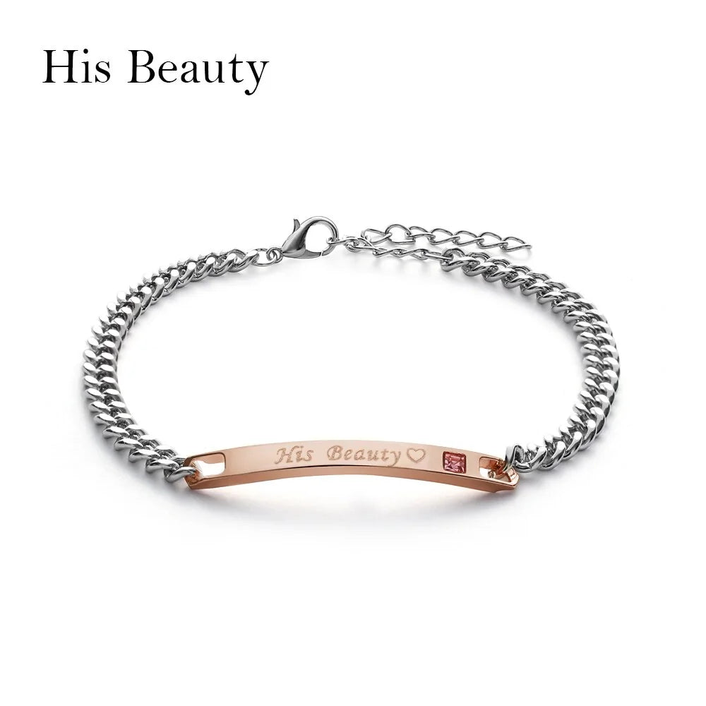 Trendy Lovely Couple Bracelets WEM Support (www.WEM.support)