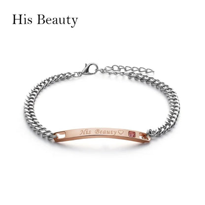 Trendy Lovely Couple Bracelets WEM Support (www.WEM.support)
