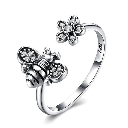 Adjustable Bee to Flower Ring WEM Support (www.WEM.support)