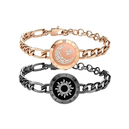 Sun-Moon Smart Sensing Couple Bracelet WEM Support (www.WEM.support)