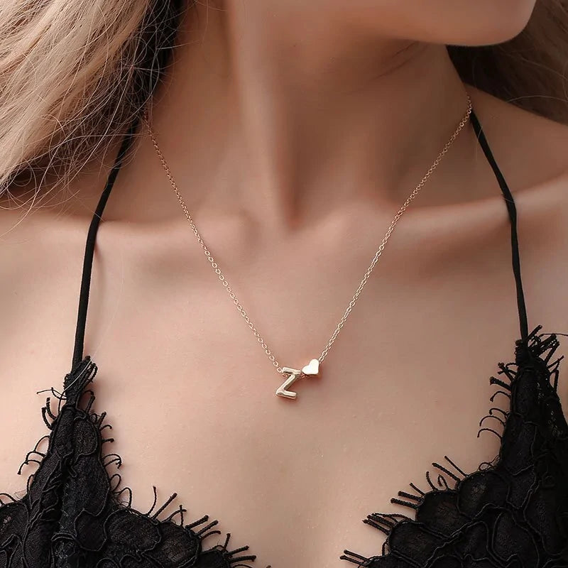 Women's Best Friend Letter Pendant WEM Support (www.WEM.support)