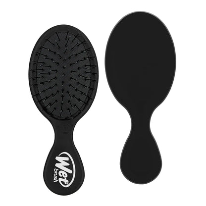 Wet Brush Detangling Brush, Mini Detangler Brush (Black) - Wet & Dry Tangle-Free Hair Brush for Women & Men - No Tangle Soft & Flexible Bristles for Straight, Curly, & Thick Hair Black 1 Count (Pack of 1) My Store