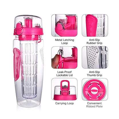 32 OZ Frucht-Infuser-Trinkflasche WEM Support (www.WEM.support)