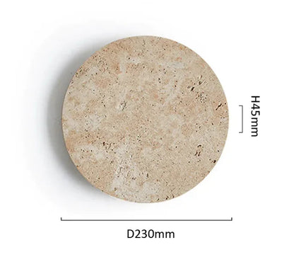 Yellow Stone Wall Clock Light HejK.com