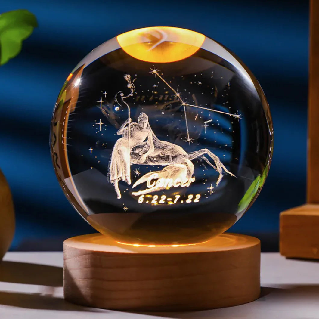 3D Constellation Crystal Night Light WEM Support (www.WEM.support)