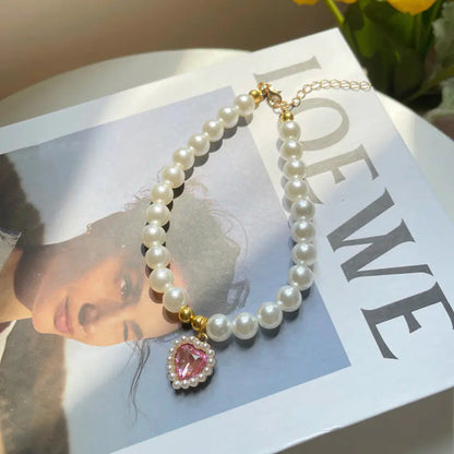 Vintage Charm Pet Crystal Necklace HejK.com Marketplace LLC
