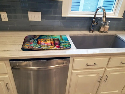 Treasure Chest Dish Drying Mat WEM Support (www.WEM.support)