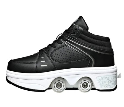 2-in-1 Convertible Roller Skates with Double Row Wheels HejK.com Marketplace LLC