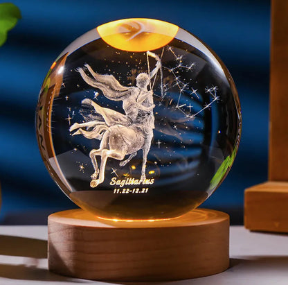 3D Constellation Crystal Night Light WEM Support (www.WEM.support)