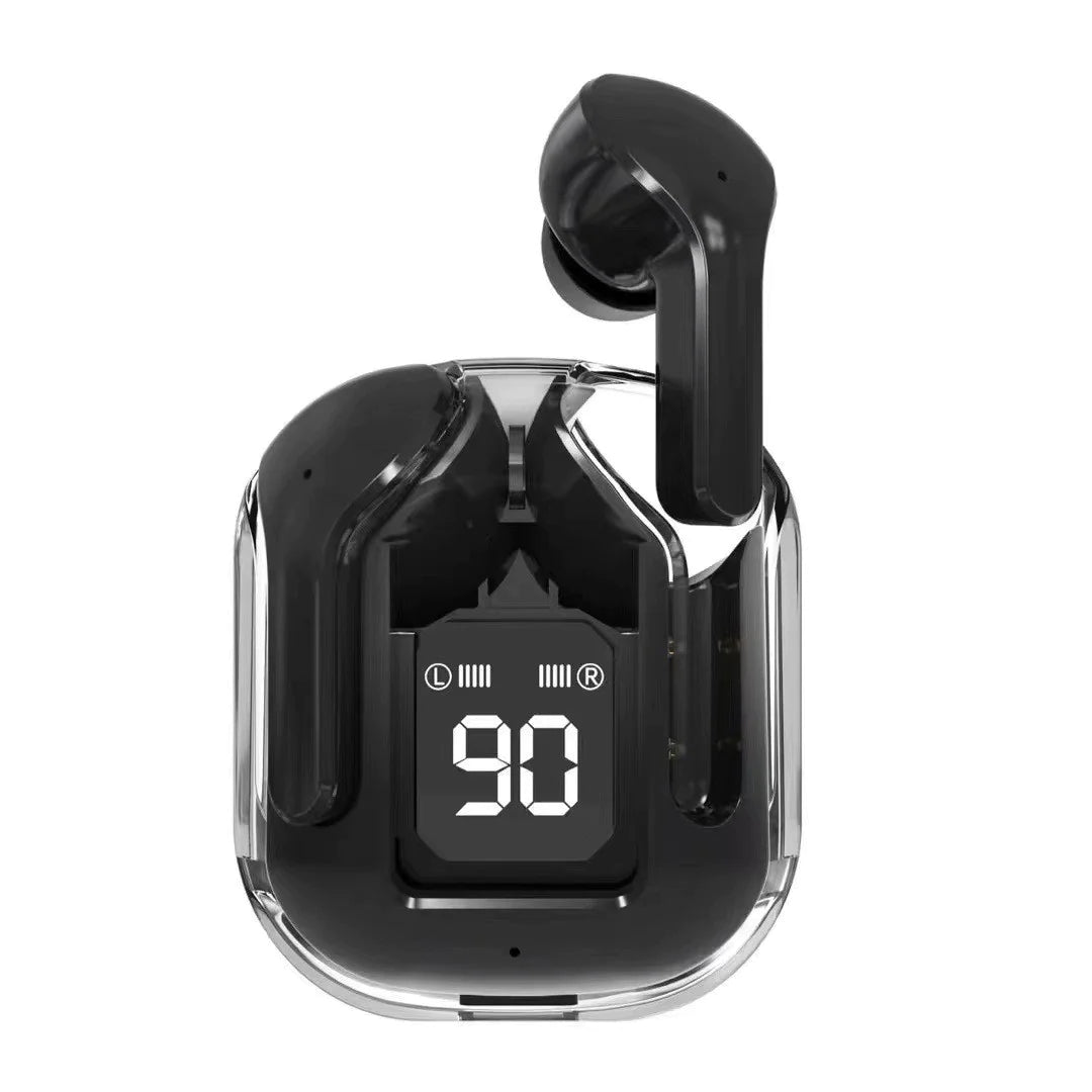 Transparent Space Capsule Bluetooth Earbuds WEM Support (www.WEM.support)