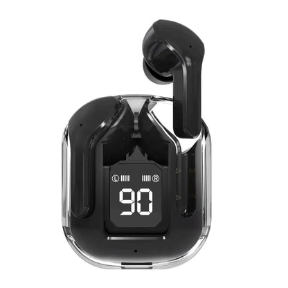 Transparent Space Capsule Bluetooth Earbuds WEM Support (www.WEM.support)