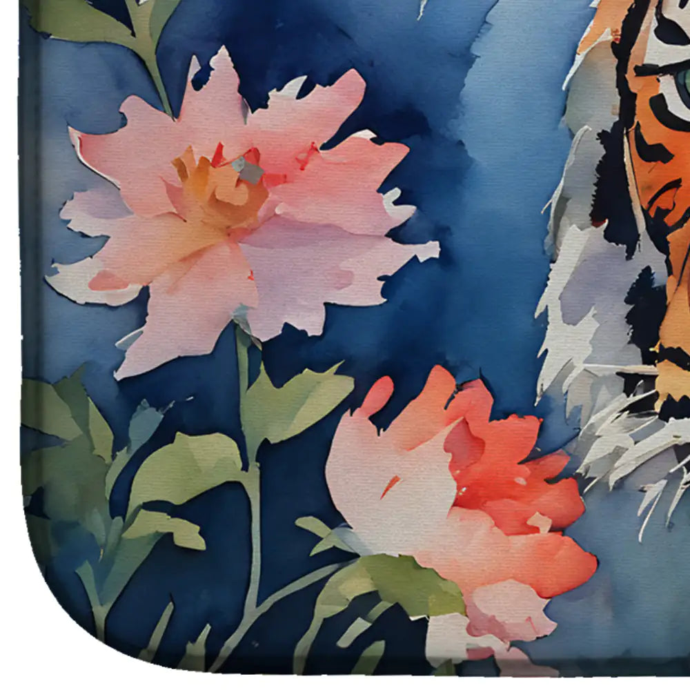 Tiger Dish Drying Mat WEM Support (www.WEM.support)