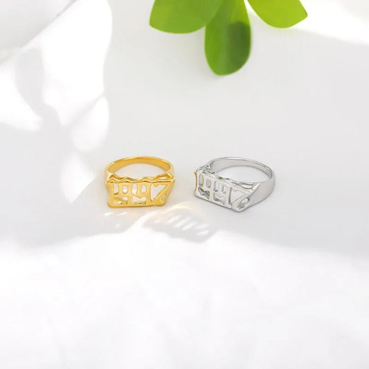 Stainless Steel Ring Year WEM Support (www.WEM.support)
