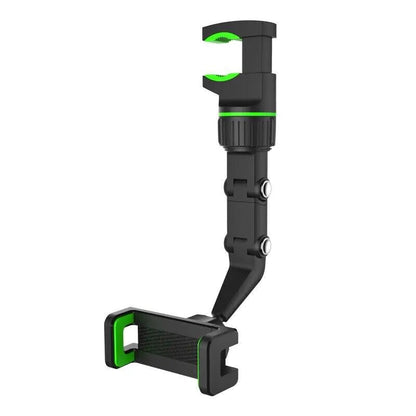 360° Car Rearview Mirror Rotation Adjustable Phone Holder Mount Multifunction WEM Support (www.WEM.support)
