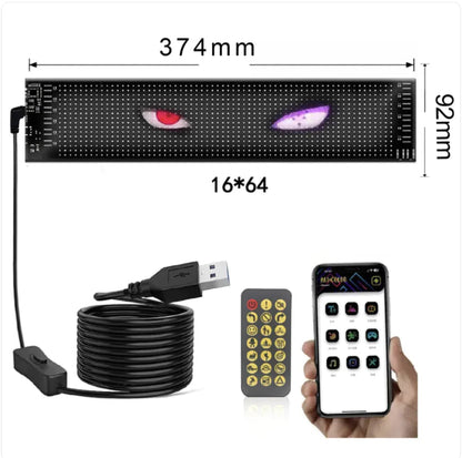 USB Car Bluetooth Smart Screen with Flexible Full Color Display WEM Support (www.WEM.support)
