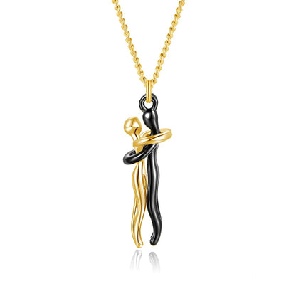 Affectionate Hug Pendant Necklace