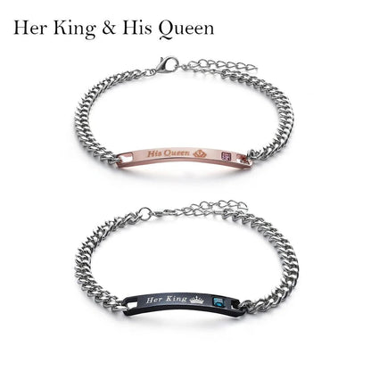 Trendy Lovely Couple Bracelets WEM Support (www.WEM.support)