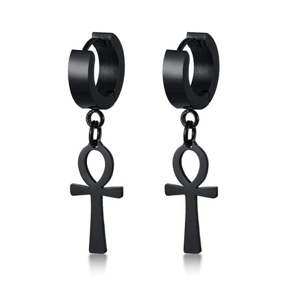 Stainless Steel Egyptian Queen Ankara Earing WEM Support (www.WEM.support)