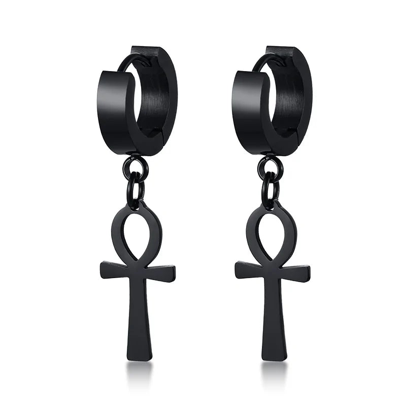 Stainless Steel Egyptian Queen Ankara Earing WEM Support (www.WEM.support)