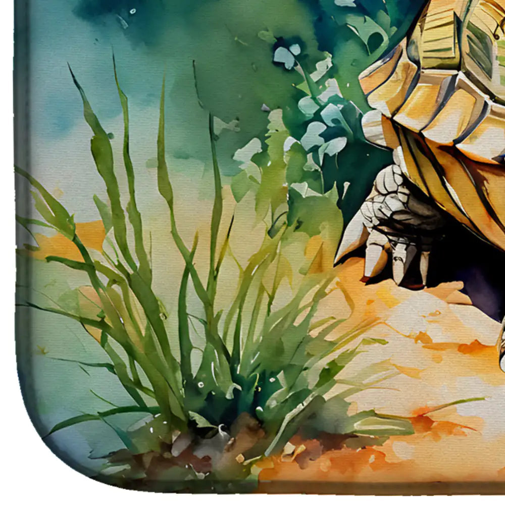 Turtles Tortoises Dish Drying Mat WEM Support (www.WEM.support)