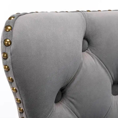 Swivel Velvet Barstools Adjusatble Seat Height From 25-33 Inch Gray Set Of 2 WEM Support (www.WEM.support)