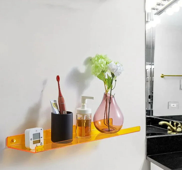 Wall-Mounted Color Storage Shelf HejK.com