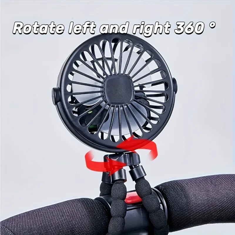 USB Mini Octopus Fan: Adjustable, Portable, Multifunctional. WEM Support (www.WEM.support)